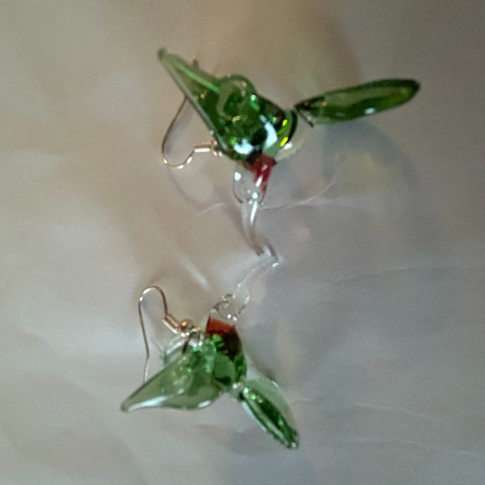 Hummingbird earrings - Picture 5 of 5